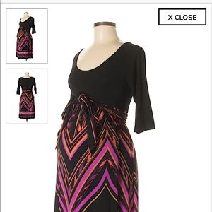 Maternal America wide neck dress